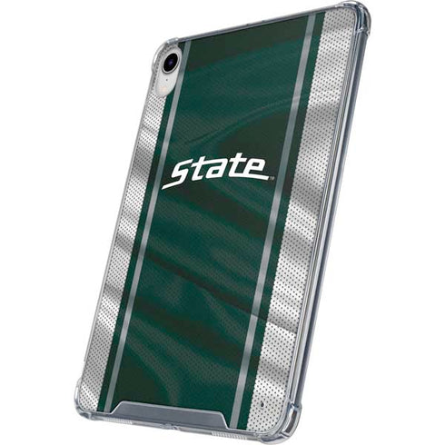 Michigan State University Jersey Grey iPad 11th Gen (2025) Clear Case