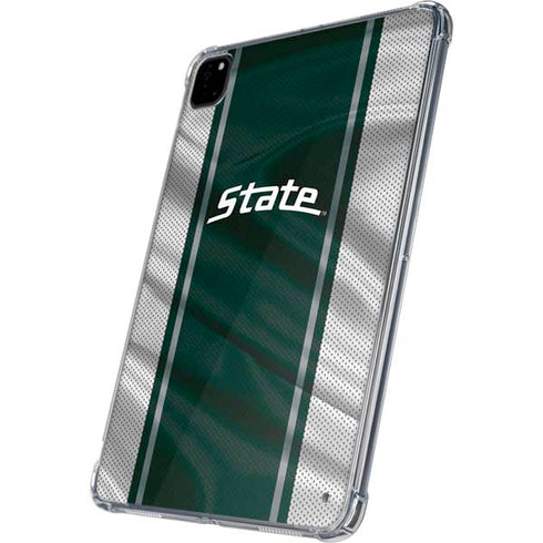 Michigan State University Jersey Grey iPad Pro 11in (2024) Clear Case