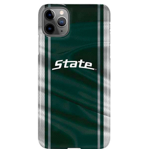 Michigan State University Jersey Grey iPhone Cases