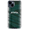 Michigan State University Jersey Grey iPhone 15 Clear Case
