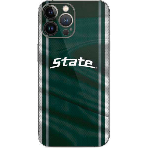 Michigan State University Jersey Grey iPhone 15 Pro Max Skin