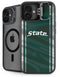 Michigan State University Jersey Grey iPhone 16 Kickstand Case