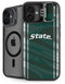 Michigan State University Jersey Grey iPhone 16 Plus Kickstand Case