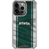 Michigan State University Jersey Grey iPhone 16 Pro Clear Case