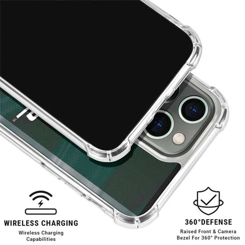 Michigan State University Jersey Grey iPhone 16 Pro Clear Case
