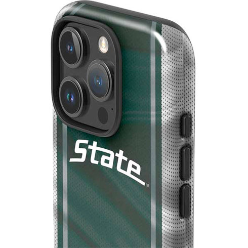 Michigan State University Jersey Grey iPhone 16 Pro Impact Case