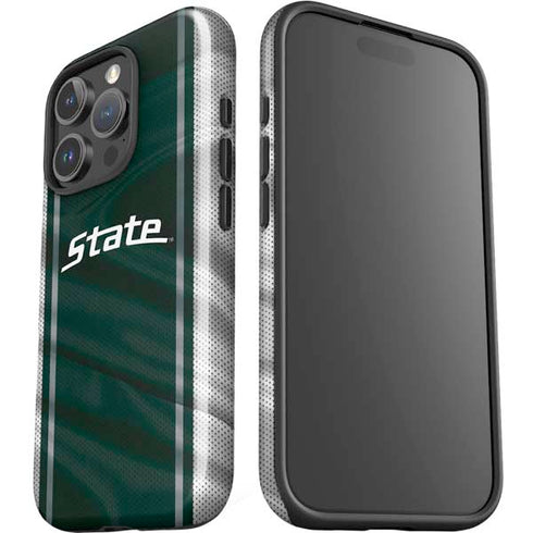 Michigan State University Jersey Grey iPhone 16 Pro Impact Case