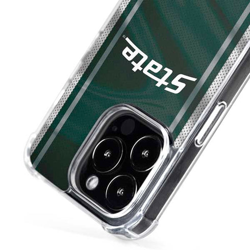 Michigan State University Jersey Grey iPhone 16 Pro Max MagSafe Case