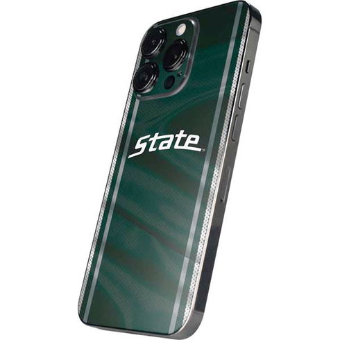 Michigan State University Jersey Grey iPhone 16 Pro Max Skin