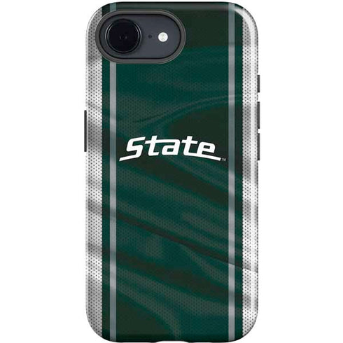 Michigan State University Jersey Grey iPhone 16e Impact Case
