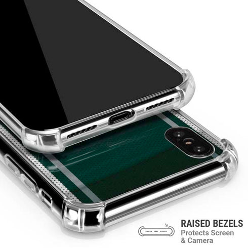 Michigan State University Jersey Grey iPhone X/XS Clear Case