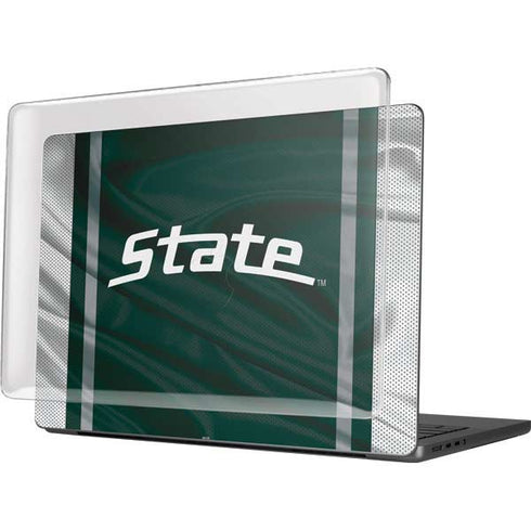 Michigan State University Jersey Grey MacBook Pro 14in (2021-24) Case plus Skin