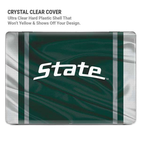 Michigan State University Jersey Grey MacBook Pro 14in (2021-24) Case plus Skin