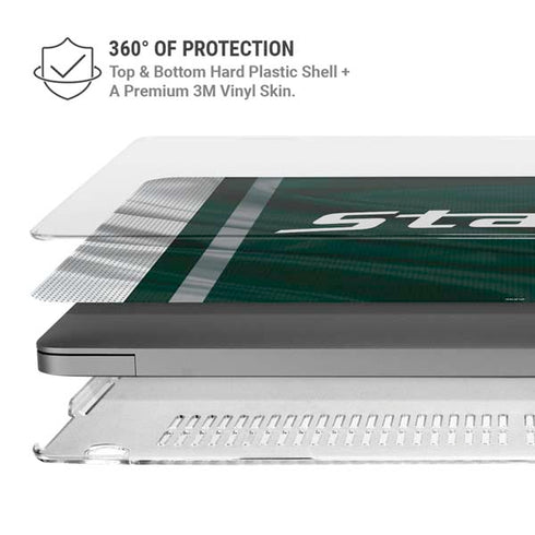Michigan State University Jersey Grey MacBook Pro 14in (2021-24) Case plus Skin