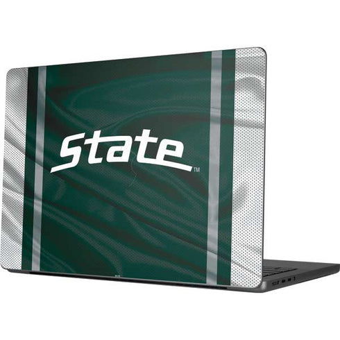 Michigan State University Jersey Grey Apple MacBook Pro 14-inch Skin