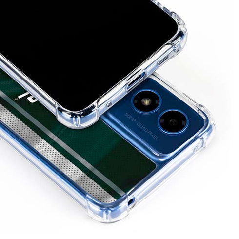 Michigan State University Jersey Grey Moto G 5G (2024) Clear Case