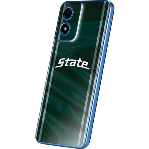 Michigan State University Jersey Grey Moto G Play 4G (2024) Skin
