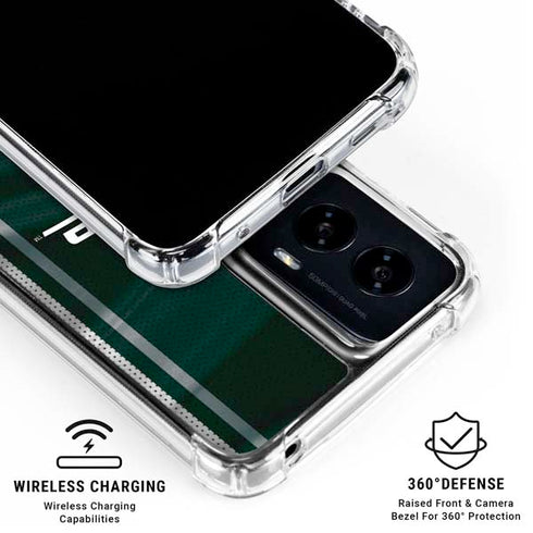 Michigan State University Jersey Grey Moto G Power 5G (2024) Clear Case