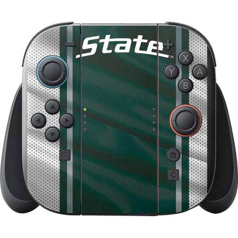 Michigan State University Jersey Grey Nintendo Switch 2 (2025) with Joy-Con Skin