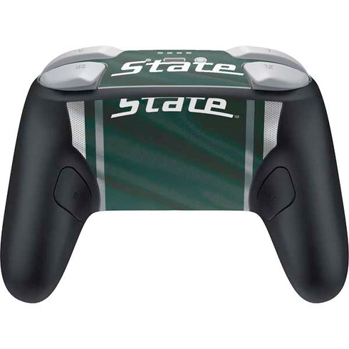 Michigan State University Jersey Grey Nintendo Switch 2 (2025) Pro Controller Skin