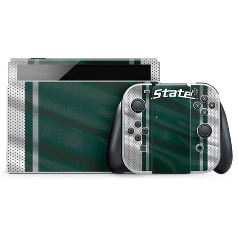 Michigan State University Jersey Grey Nintendo Skins