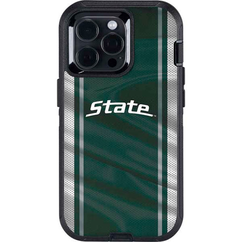 Michigan State University Jersey Grey Otterbox Defender iPhone Skin
