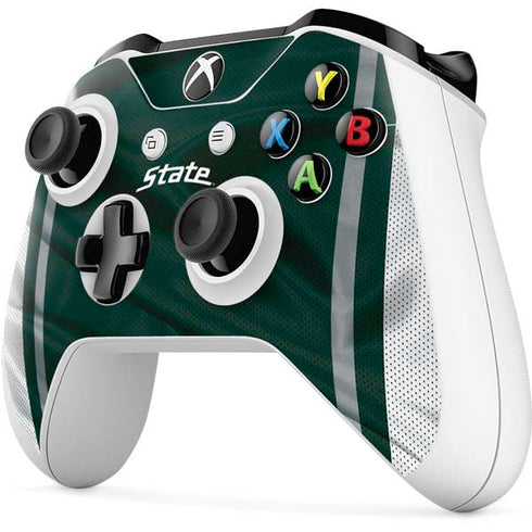 Michigan State University Jersey Grey Xbox One S Controller Skin
