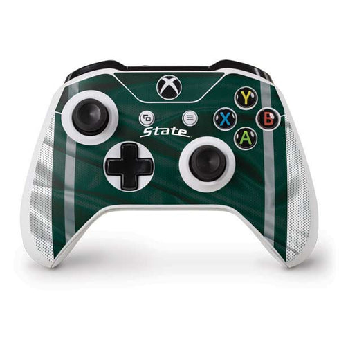 Michigan State University Jersey Grey Xbox One S Controller Skin