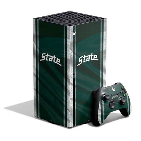 Michigan State University Jersey Grey Xbox Series X Skins