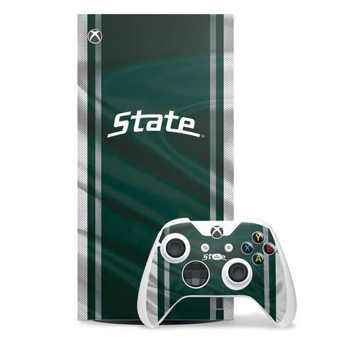 Michigan State University Jersey Grey Xbox Series X Skins
