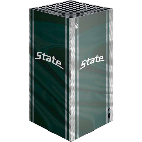 Michigan State University Jersey Grey XBox Series X Digital Edition Console Skin