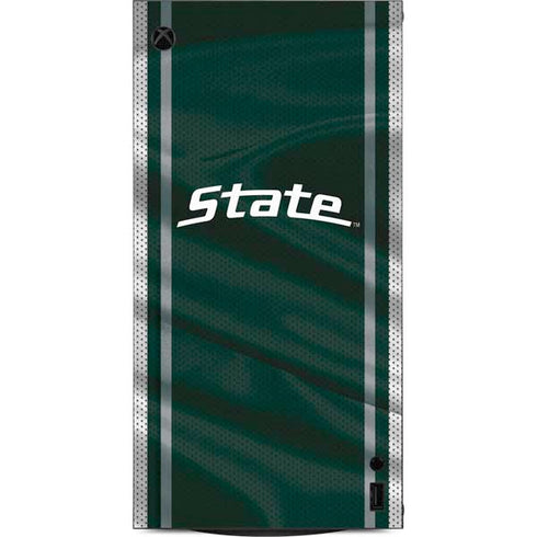 Michigan State University Jersey Grey XBox Series X Digital Edition Console Skin