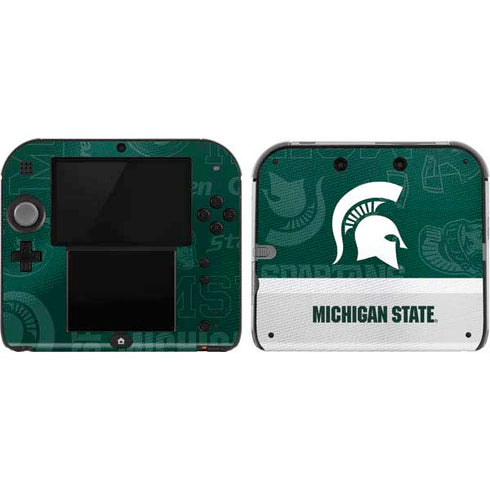 Michigan State University Jersey Split Nintendo Skins