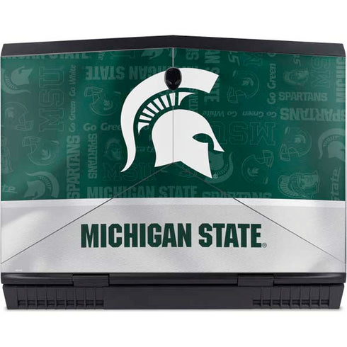 Michigan State University Jersey Split Dell Alienware Skin
