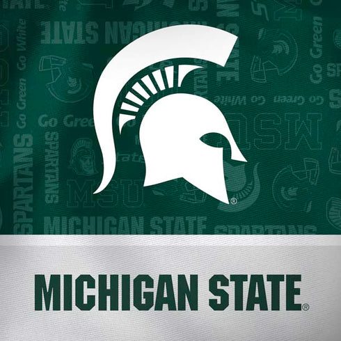 Michigan State University Jersey Split Dell Alienware Skin