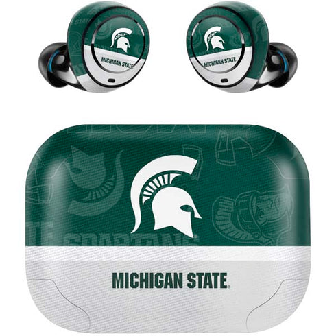 Michigan State University Jersey Split Amazon Echo Buds Skin