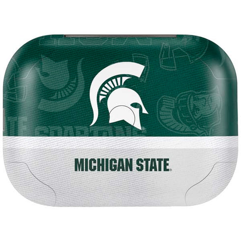 Michigan State University Jersey Split Amazon Echo Buds Skin