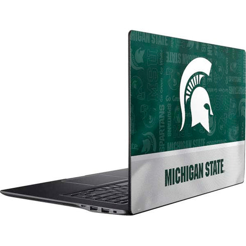 Michigan State University Jersey Split Ativ Book 9 (15.6in 2014) Skin