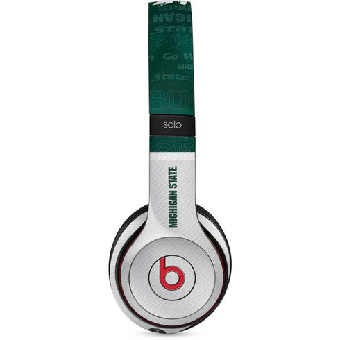 Michigan State University Jersey Split Beats Solo 3 Wireless Skin