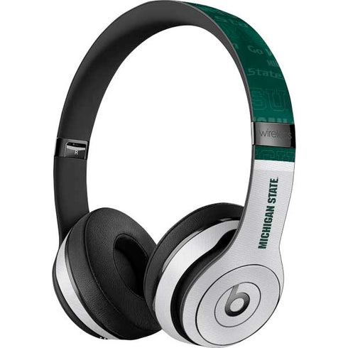 Michigan State University Jersey Split Beats Solo 3 Wireless Skin