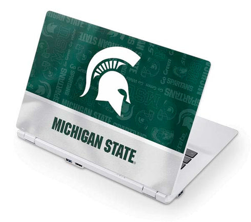 Michigan State University Jersey Split Acer Chromebook Skin