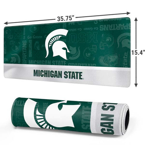 Michigan State University Jersey Split Gaming Mouse Pad