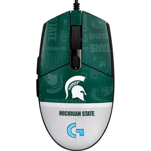 Michigan State University Jersey Split G203 Prodigy RGB Wired Gaming Mouse Skin