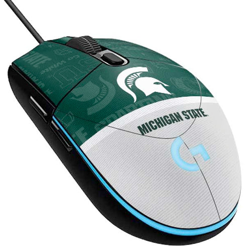 Michigan State University Jersey Split G203 Prodigy RGB Wired Gaming Mouse Skin