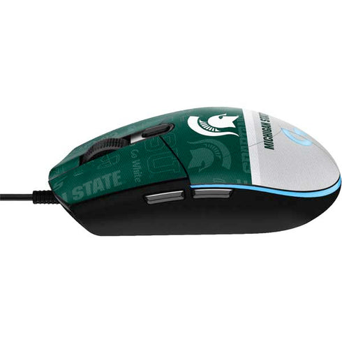 Michigan State University Jersey Split G203 Prodigy RGB Wired Gaming Mouse Skin