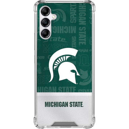 Michigan State University Jersey Split Gabb Phone 4 Clear Case