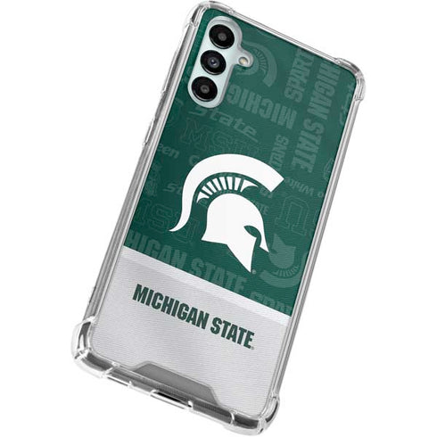 Michigan State University Jersey Split Gabb Phone 4 Clear Case