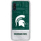 Michigan State University Jersey Split Galaxy A10e Clear Case