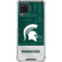 Michigan State University Jersey Split Galaxy A12 Clear Case