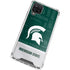 Michigan State University Jersey Split Galaxy A12 Clear Case